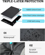 Carrying Bag for Ninja Slhie Machine FS301 & FS300, Portable Travel Tote Storage Bag with Front-Opening Design for Frozen Drink Maker, Thick Padded Protector for Machine Accessories