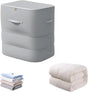 Multifunctional Comforter Storage Bag, 2026 New Ultra Space Saving Self Compression Organizer, for Comforters, Clothes, Blankets, Home Organization Mt Haves (Gray, X-Large)