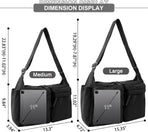 Nylon Crossbody Messenger Bag for School, Women Large Shoulder Bag Hobo Tote Bag Lightweight Computer Crossbody Bag