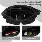 Nylon Crossbody Messenger Bag for School, Women Large Shoulder Bag Hobo Tote Bag Lightweight Computer Crossbody Bag