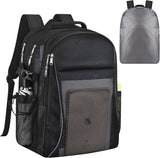 Heavy Duty X-Large Mesh Backpacks for Adults,Semi-Transparent college Backpacks with Rain cover for School, Beach, and Travel (X-Large)
