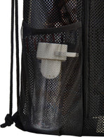 Heavy Duty Mesh Drawstring bag for Soccer Ball，Beach Toys -Drawstring Backpack Sports Gym Bag