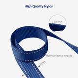 Dogs Cats Car Seat Belts, 2 Packs, Vehicle Harness, Pets Safety Seatbelts, Elastic, Adjtable, Compatibility, Durable Nylon, Paw safe, Tangle Free Black & Blue