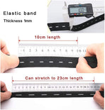 1 Inch by 32 Yard White Buttonhole Elastic Band Heavy Stretch High Elasticity Knit Elastic Band