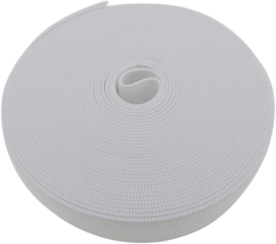 3/5 Inch by 43 Yard White Sewing Elastic Band Spool Heavy Stretch High Elasticity Knit Elastic Band