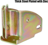 E-Track Wood Beam End Socket Accessories(10pcs) and E-Track O Ring Tie-Down Anchors(40pcs) - Side View