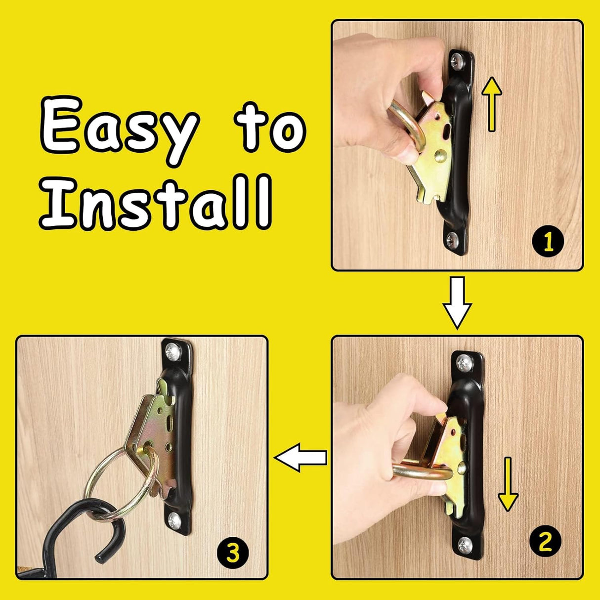 E-Track Wood Beam End Socket Accessories(10pcs) and E-Track O Ring Tie-Down Anchors(40pcs)