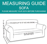 Stretch Couch Cover Sofa Bundles loveseat (Beige) - Close-Up Angle