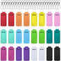 24 Pieces Chapstick Keychain Holder Lip Balm Holder Keychains Neoprene Lipstick Holder with 24 Pieces Metal Clip Cords for Purse Backpack