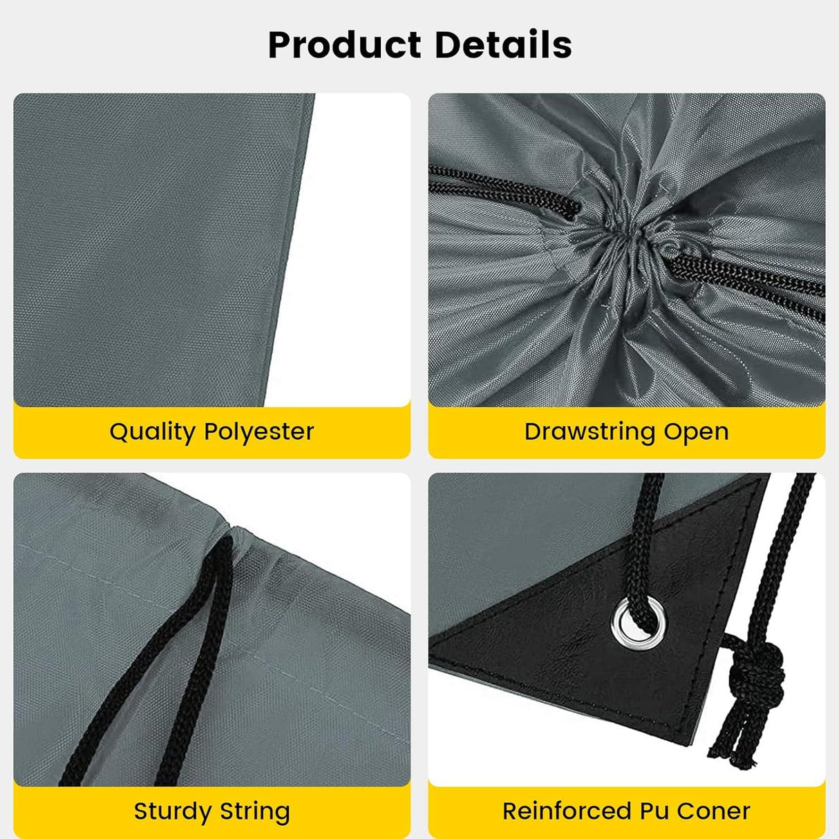 100 Pcs Drawstring Bags Bulk - Lightweight Drawstring Backpack, Cinch Bag for Party Sport Gym Trip Gift - 20 Colors
