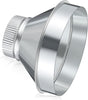 8 Inch to 4 Inch Duct Reducer Increaser Galvanized Steel Air Duct Adapter Round Crimped Pipe Connector Fitting Coupling for HVAC Ventilation Systems