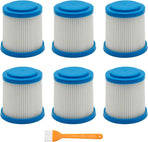 6 Packs VPF20 Replacement Filters for Black and Decker Smartech Pet 2-in-1 Stick Vacuum