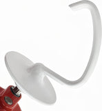 K45DH Dough Hook for KitchenAid 4.5–5 Quart Tilt-Head Stand Mixers, Coated C-Shaped Bread Hook Attachment, Replacement for K45 K45SS KSM90 KSM150, Kneads Pizza & Yeast Dough