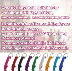 50 Pcs Bottle Openers, Soda Beverage Beer Bottle Opener Keychain,Small and Practical, Easy to Carry, for Kitchen/Wedding/Bar/Party