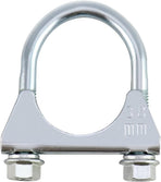 U-Bolt Muffler Tip Exhaust Hook, 1-1/2" OD 2Pcs Stainless Steel Universal Silencer Exhaust Clip