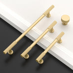 10 Pack Brushed Gold Kitchen Cabinet Knobs Drawer Cabinet Hardware Zinc Knobs for Dresser Drawers