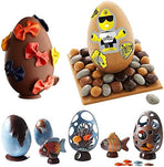Easter Egg Silicone Mold for Baking Chocolate Easter Eggs, Mousse Cake, Jello, CheeseCake, Ice Cream, Dessert, Cake Decoration Mold (8-Cavity)