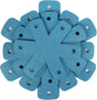 Pot Pan Protectors, Set of 12 and 4 Different Sizes, Larger & Thicker Cyan Pan Protector Pads, Pan Pot Separator Pads for Stacking and Protecting Your Cookware