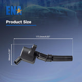 Set of 8 Curved Boot Ignition Coil Pack Compatible with Ford Lincoln Mercury 4.6L 5.4L V8 Replacement for DG508 C1454 C1417 FD503 1L2U12029AA I2LU-12A388-AA C1417 DG473 DG481 DG491