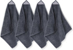 4 Pack Magnetic Microfiber Cleaning Cloth, Dry Erase Erasers Cleaner for Whiteboards, Blackboards, Chalkboards, Glassboards, Home, Office, School, Gray, 10'' x 9.25''