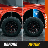 3 Inch Leveling Lift Kit for Silverado 1500/ Sierra 1500 (2WD/4WD 2007-2026) – Heavy Duty Forged Aluminum Strut Spacers, Suspension Leveling Kits Compatible with Shock Absorbers - Close-Up Angle