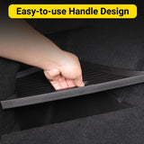 New 2025 2026 Model Y Juniper Rear Trunk Storage Bins with Lids 2PCS Refresh Model Y Rear Trunk Storage Box TPE Waterproof Trunk Organizer for Model Y Juniper Interior Accessories - 45-Degree Angle