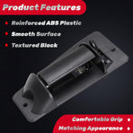 Extended Cab Exterior Door Handle Rear Left Driver Side for 1999 2000 2001 2002 2003 2004 2005 2006 2007 Chevy Silverado GMC Sierra 1500 2500 3500, Replace GM1520115, 15758172