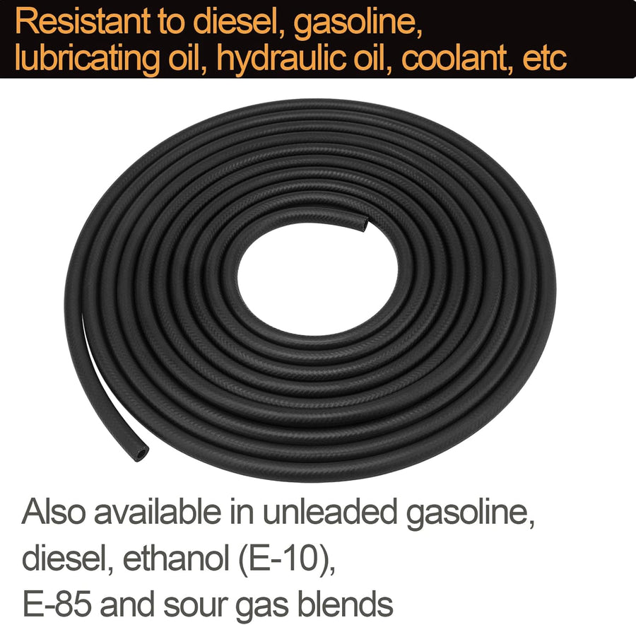 5/16" ID Fuel Line Hose SAE 30R7, 150 psi 25' Length Fuel Hose