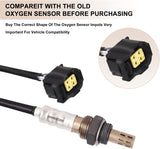 Oxygen O2 Sensor Upstream Downstream for Chry 300, for Dodge Challenger Charger Dakota Durango Grand Caravan Journey Neon Nitro, for Jeep Commander Grand Cherokee Wrangler JK 56028994AA, 56028994AB - Top-Down View