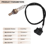 Oxygen O2 Sensor Upstream Downstream for Chry 300, for Dodge Challenger Charger Dakota Durango Grand Caravan Journey Neon Nitro, for Jeep Commander Grand Cherokee Wrangler JK 56028994AA, 56028994AB - 45-Degree Angle