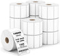【15600 Labels/12 Rolls】 3-Proof 1" Core  2" x 1" Direct Thermal Label (51mm x 25mm) Multipurpose Shipping Address Barcodes Labels Compatible for Zebra & Rollo Desktop Label Printer