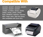 【15600 Labels/12 Rolls】 3-Proof 1" Core  2" x 1" Direct Thermal Label (51mm x 25mm) Multipurpose Shipping Address Barcodes Labels Compatible for Zebra & Rollo Desktop Label Printer