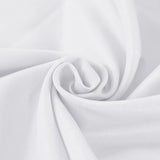 6 Pack Rectangle Tablecloth, 90x156 Inch, Stain Resistant and Wrinkle Polyester Table Cloth, Fabric Table Cover for Kitchen Dining, Wedding, Party, Holiday Dinner-White - Top-Down View