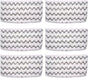 6 Pack S1000 S2001 Steam Mop Replacement Pads for Shark S1000 S1000A S1000C S1000WM S10001C S1200 & S2001 SteamSpot Steam Mop