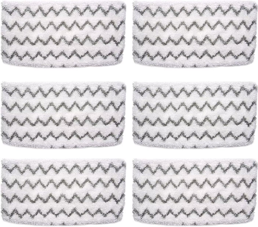 6 Pack S1000 S2001 Steam Mop Replacement Pads for Shark S1000 S1000A S1000C S1000WM S10001C S1200 & S2001 SteamSpot Steam Mop