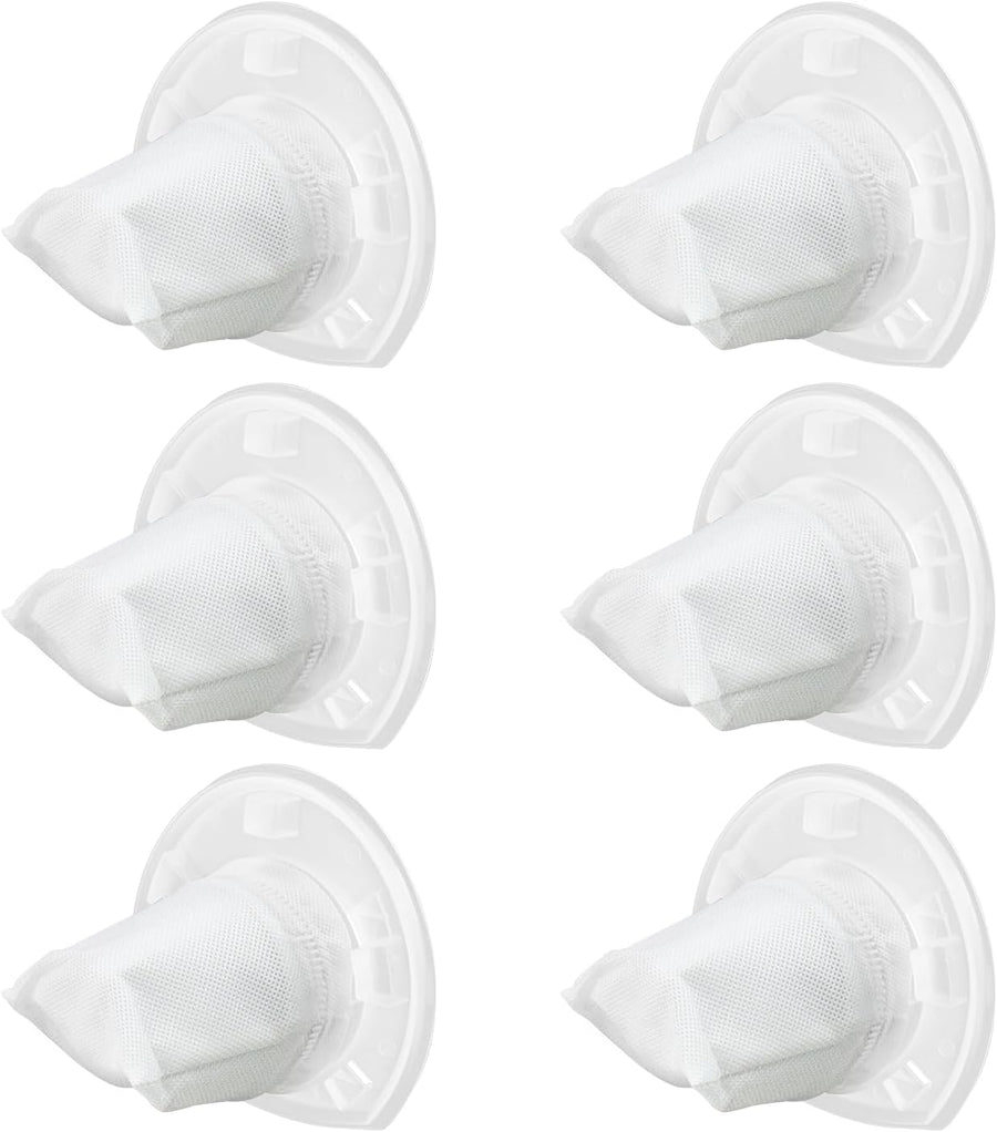6 Pack VF110 Vacuum Filter Replacement Compatible with Black & Decker CHV1410L CHV961 DV7210F Handheld Vacuum, Washable Reusable Dust Filter