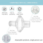 Universal CPAP Inline Filter, CPAP Air Filter for ResMed AirSense 11/AirSense 10/Philips Respironics DreamStation 2, Hose Filter for CPAP Supplies, BIPAP Supplies (4)