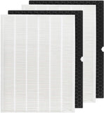 2 + 2 116130 HEPA Replacement Filter H 116130 for Winix 5500-2 Plasmawave Air Purifier and Models AM80 - HEPA Filter and Activated Carbon Filter Combo Pack