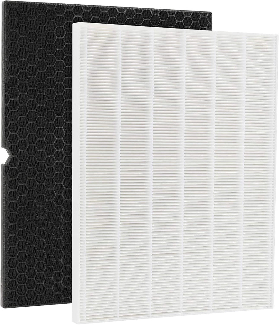 2 + 2 116130 HEPA Replacement Filter H 116130 for Winix 5500-2 Plasmawave Air Purifier and Models AM80 - HEPA Filter and Activated Carbon Filter Combo Pack