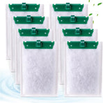8 Count Medium Filter Cartridges Compatible with Tetra Whisper Bio-Bag Filters Medium Replacement Filter Cartridges for Whisper ReptoFilter and 10i IQ10 PF10 Power Filters -Ready to Use