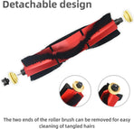 Replacement Spare Parts Compatible with  S5, S5 Max, S4 Max, S6, S6 MaxV, E4, E5, S4 Robotic Vacuum Cleaner Backup Kit with 1 Roller 4 Side Spin Brush 4 Hepa Filter Attachments NOT for Q5
