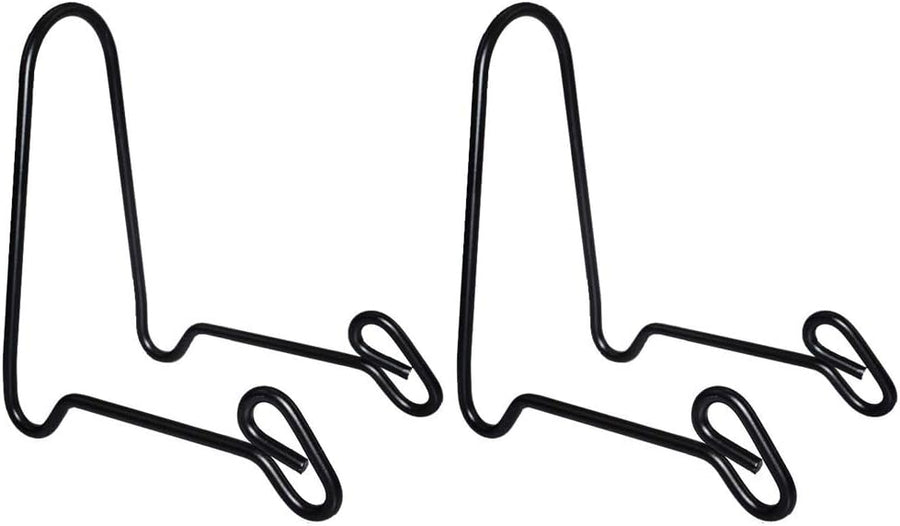 2 Pack Display Stand Easel Iron Bowl Stands for Display Medium Deep Bowls, Platters and Deep Dishes