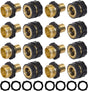Garden Hose Quick Connect, 3/4 Inch Male and Female Garden Hose Fitting Quick Connector (8 Sets)