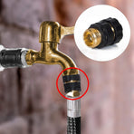 Garden Hose Quick Connect, 3/4 Inch Male and Female Garden Hose Fitting Quick Connector (8 Sets)