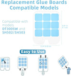 20 Pack Refill Glue Cards Compatible with Safer Home Fly Trap Refill,Applicable to SH502、SH503、23005-06 and DT3005W、DT3005W-DS3, Flying Insect Trap Refill Replacement