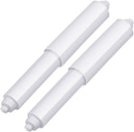 2 Pcs Universal Toilet Paper Holder Replacement Rod Spring Loaded Plastic Retractable Paper Replacement Rod Toilet Tissue Roll Holder Insert for Bathroom Home Fixture Accessories(White)