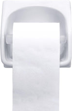 2 Pcs Universal Toilet Paper Holder Replacement Rod Spring Loaded Plastic Retractable Paper Replacement Rod Toilet Tissue Roll Holder Insert for Bathroom Home Fixture Accessories(White)