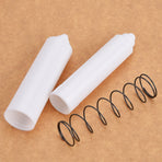 2 Pcs Universal Toilet Paper Holder Replacement Rod Spring Loaded Plastic Retractable Paper Replacement Rod Toilet Tissue Roll Holder Insert for Bathroom Home Fixture Accessories(White)