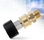Pressure Washer Adapter Set, Quick Connect Kit, Metric M22 15mm Female to M22 Male Fitting, 5000 PSI, 4 Pcs