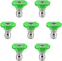 Pressure Washer Tips, 25 Degree Green Power Washer Nozzle Tips 7 Pack, 1/4 Inch Quick Connect, 4000 PSI